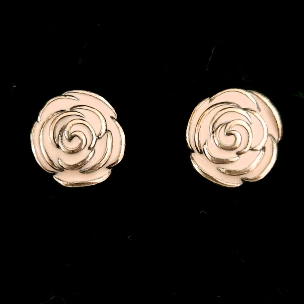 Pandora Rose Garden Sterling Post Earrings